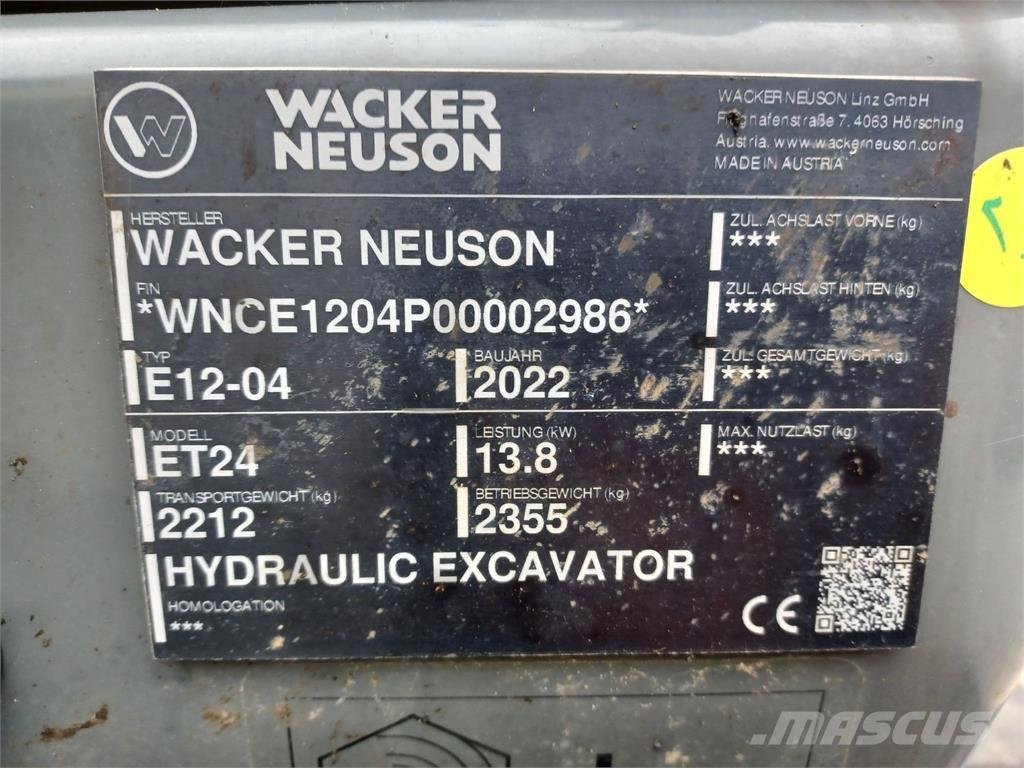 Wacker Neuson ET24 Excavadoras de cadenas