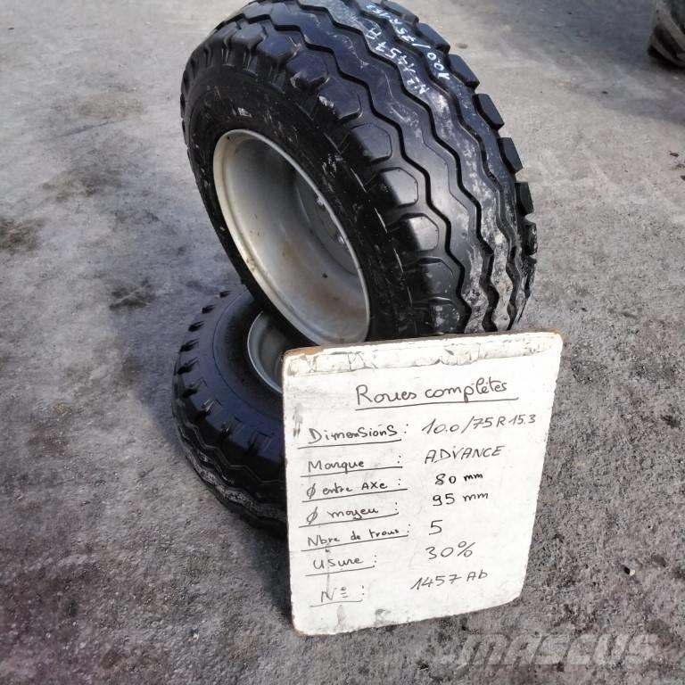 Advance 10.0/75R15.3 Neumáticos, ruedas y llantas