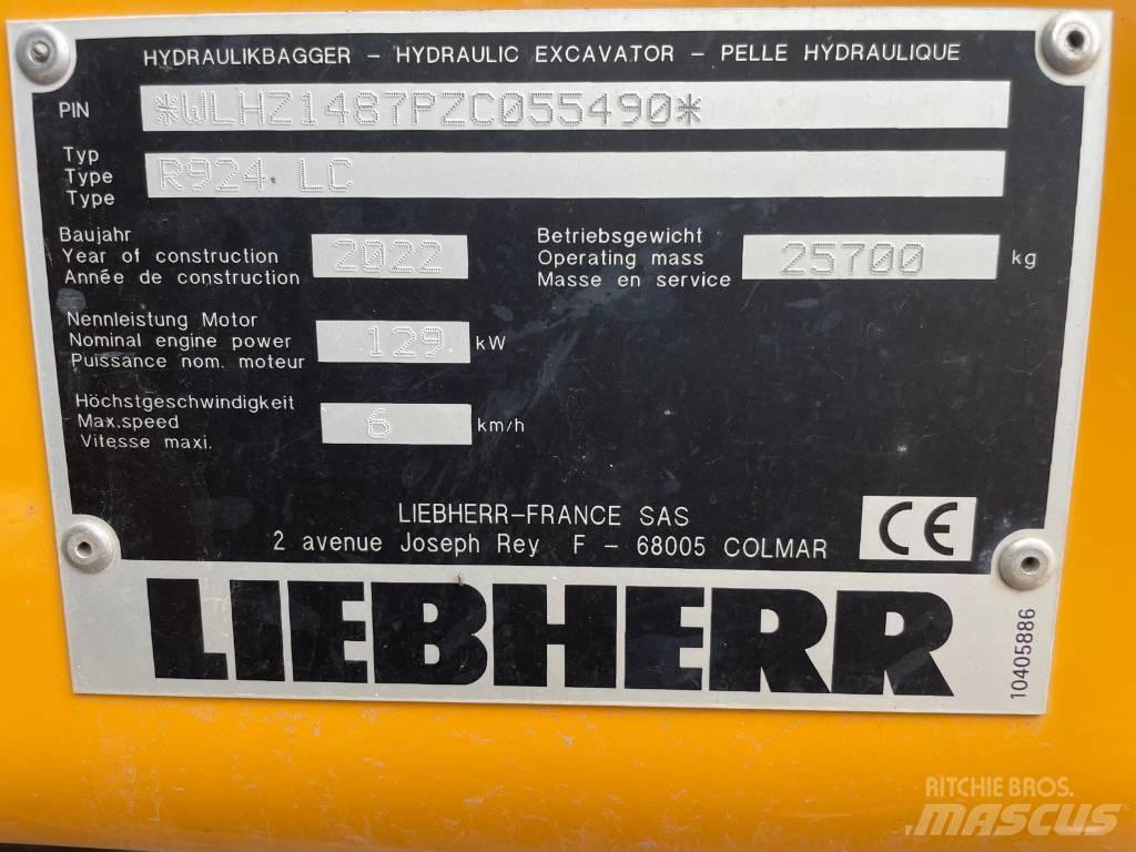 Liebherr R924 G8 Excavadoras de cadenas