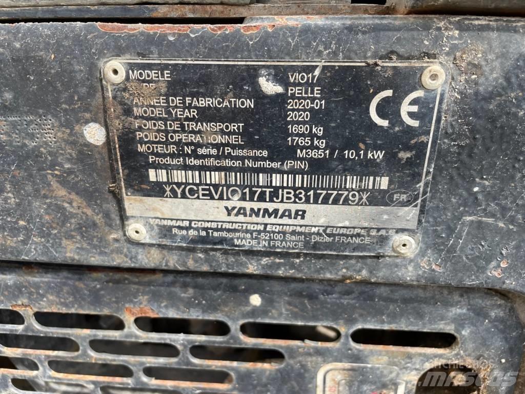 Yanmar Vio 17 U Mini excavadoras < 7t