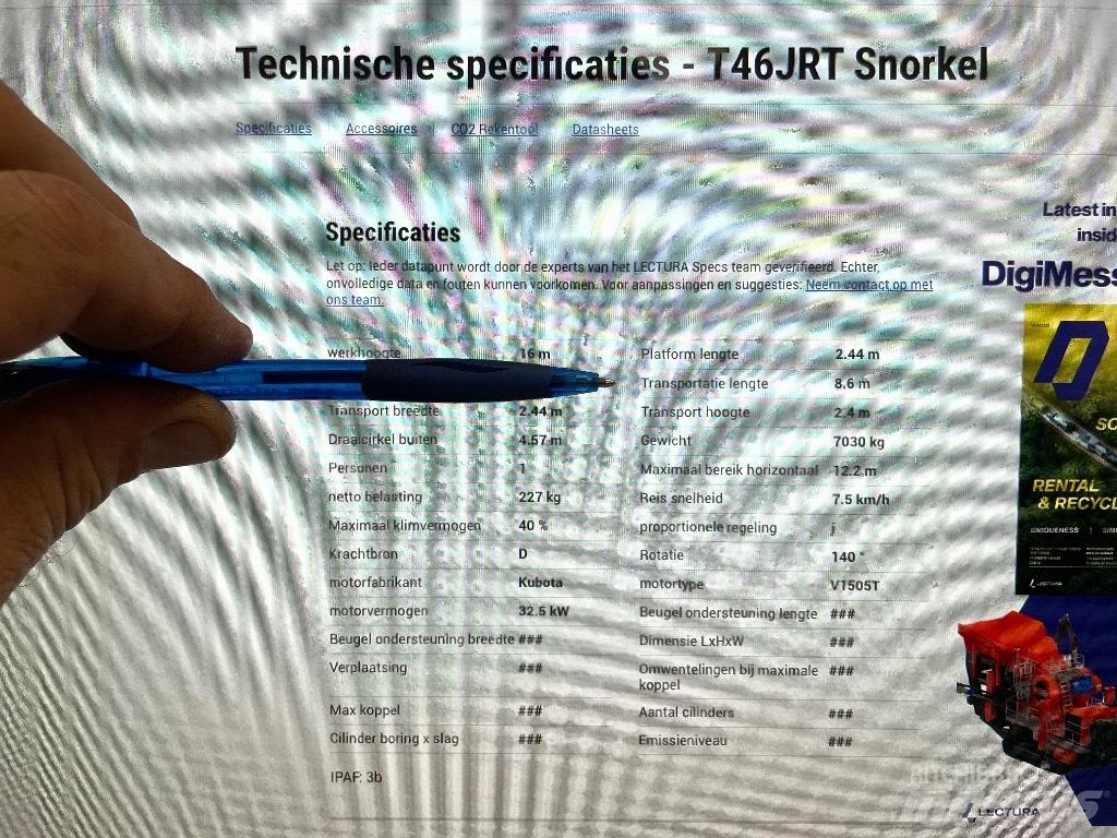 Snorkel T 46 J RT Plataforma de trabajo articulada