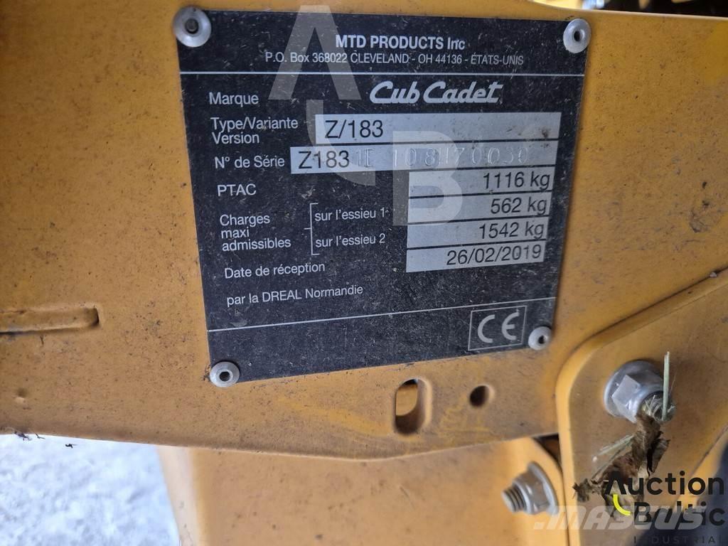 Cub Cadet Z/183 Tractores corta-césped
