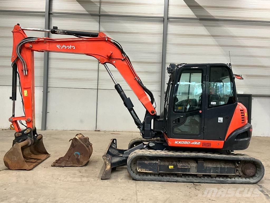 Kubota KX 080-4 A 2 Excavadoras 7t - 12t
