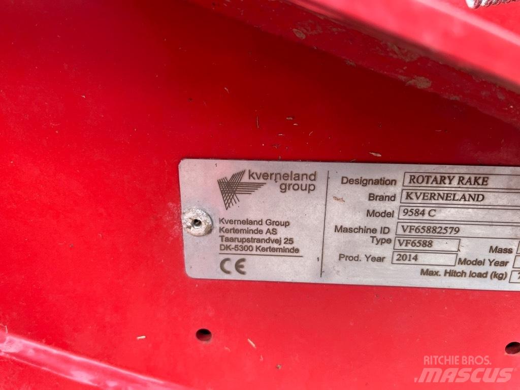 Kverneland 9584C Segadoras hileradoras