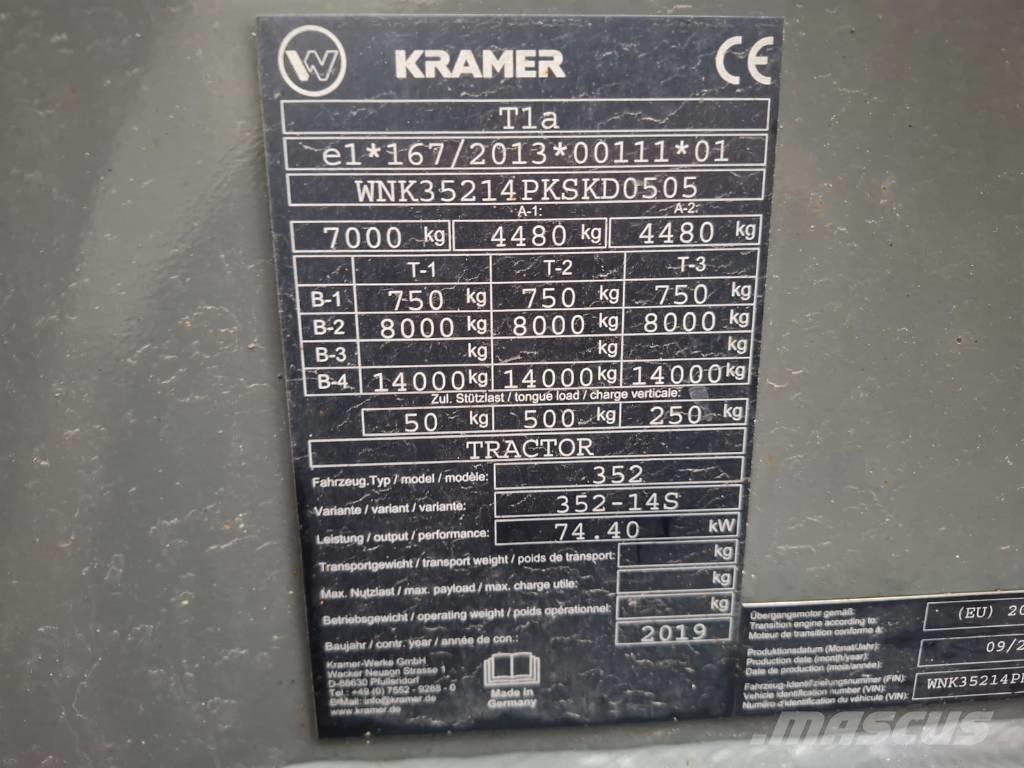 Kramer 8115 Cargadoras sobre ruedas
