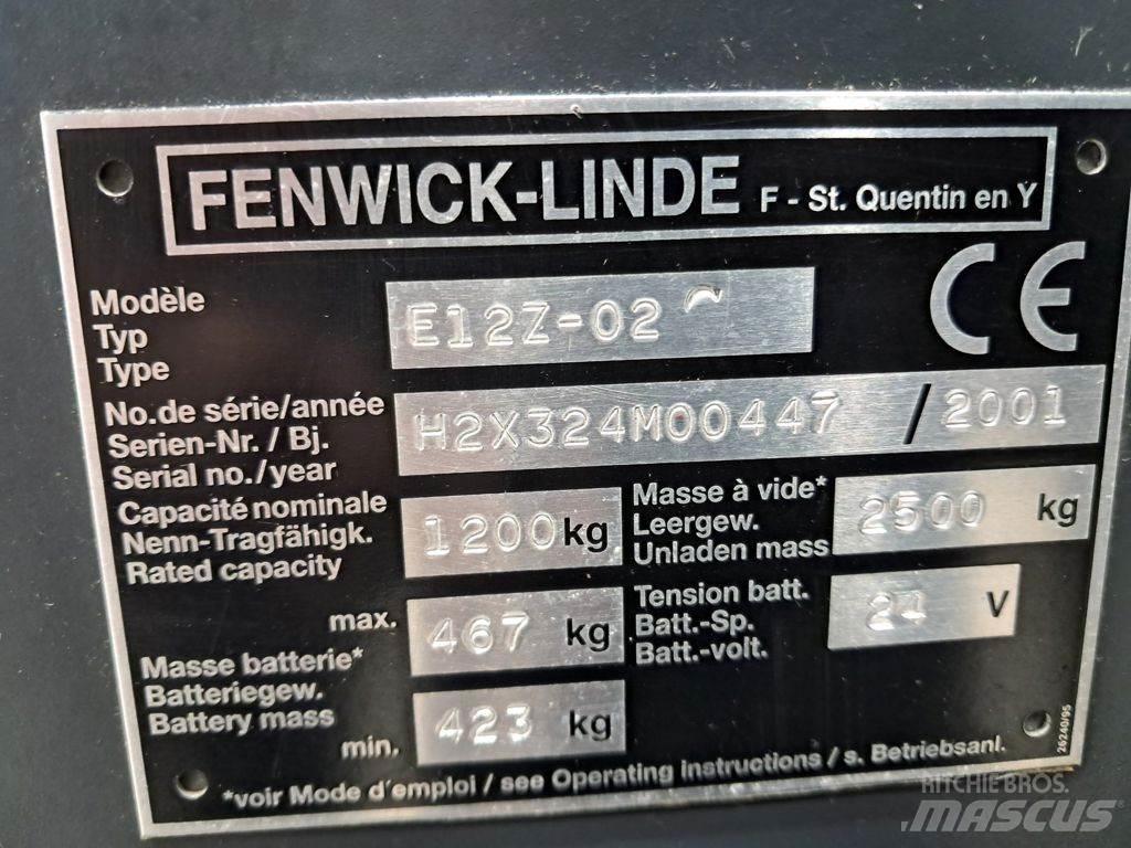 Linde E12Z-02 Carretillas de horquilla eléctrica