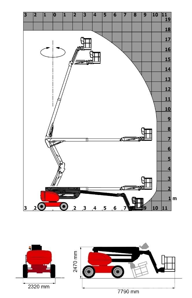 Manitou 180 ATJ E3 Plataforma de trabajo articulada