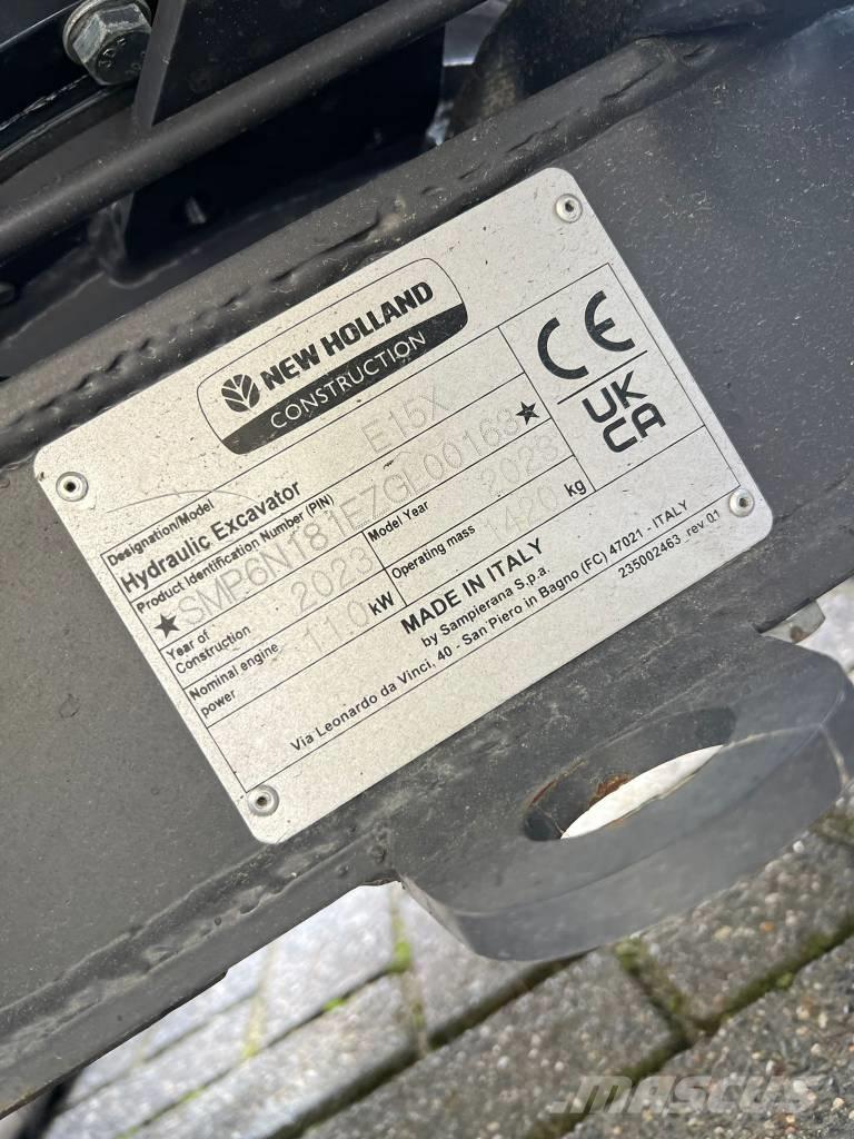 New Holland E 15 X Mini excavadoras < 7t