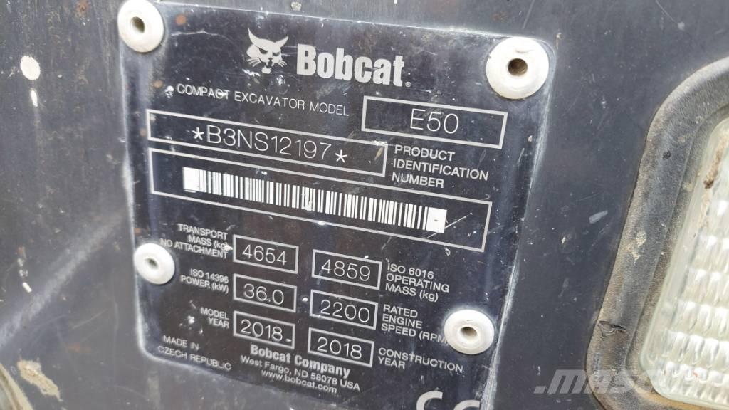 Bobcat E-50 BB-E50 Excavadoras de cadenas