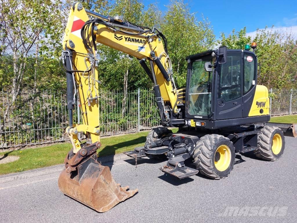 Yanmar B95W Excavadoras de ruedas