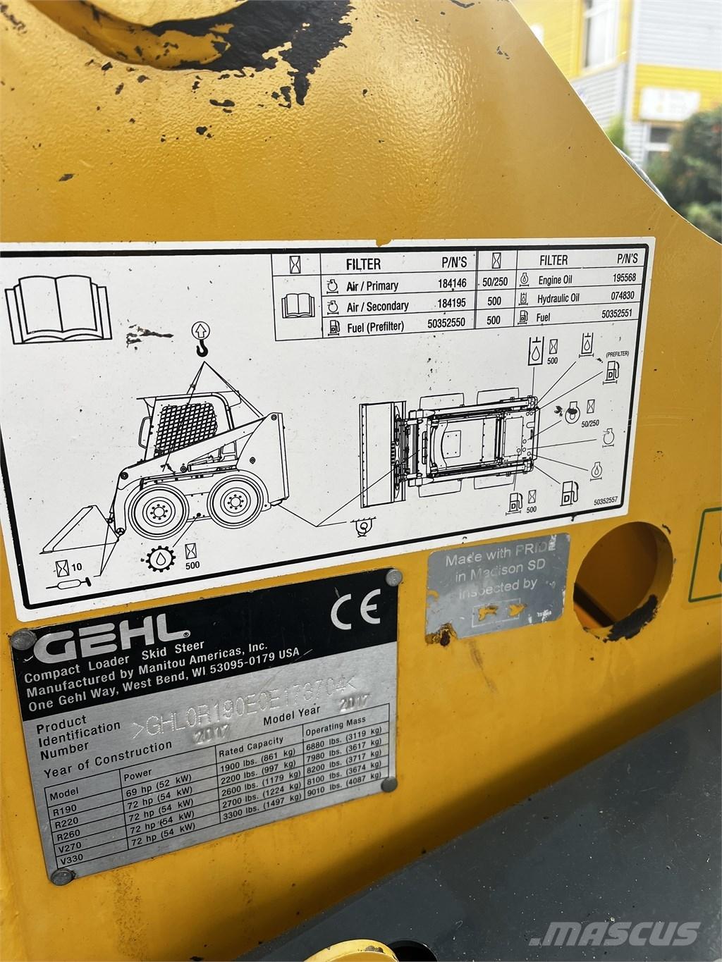 Gehl R 190 Minicargadoras