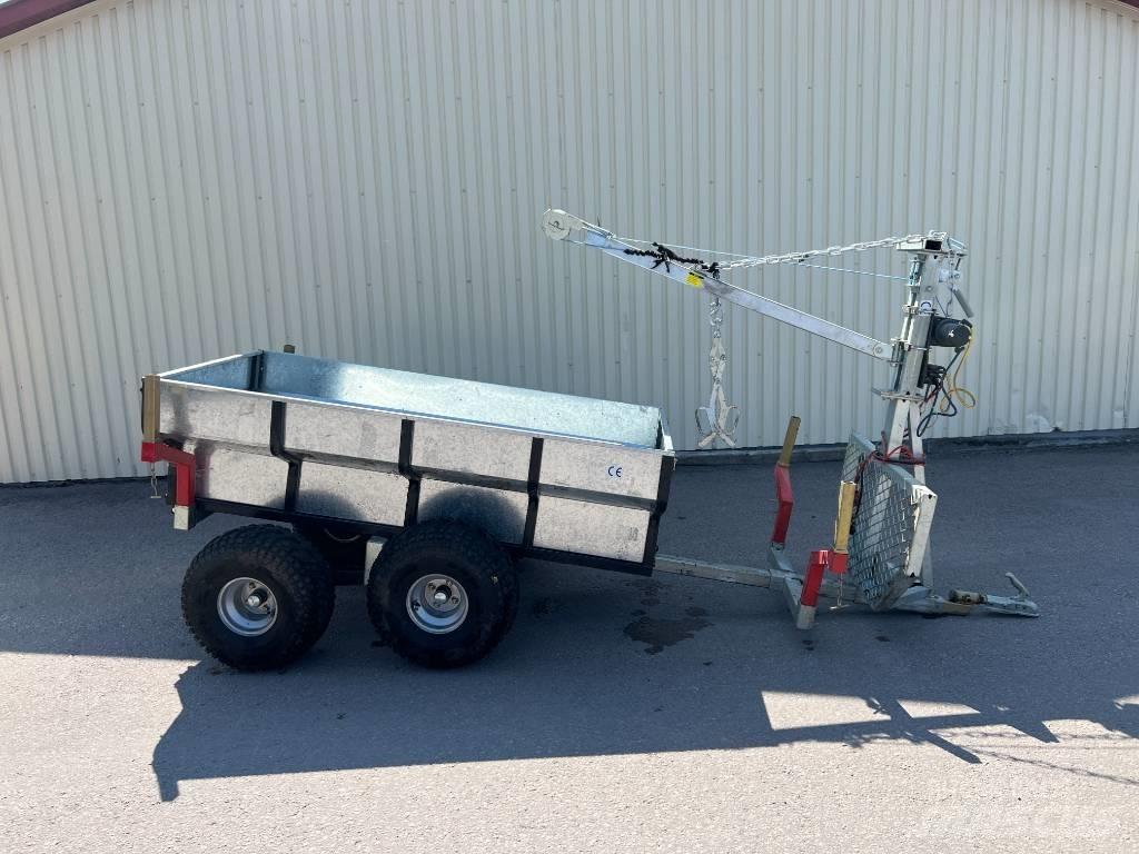  ATV Vagn Med kran Accesorios para todoterrenos y motonieves