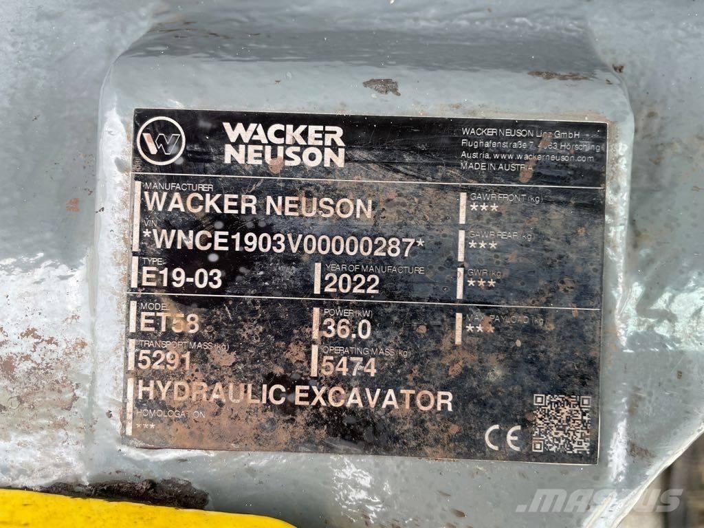 Wacker Neuson ET58 Excavadoras de cadenas