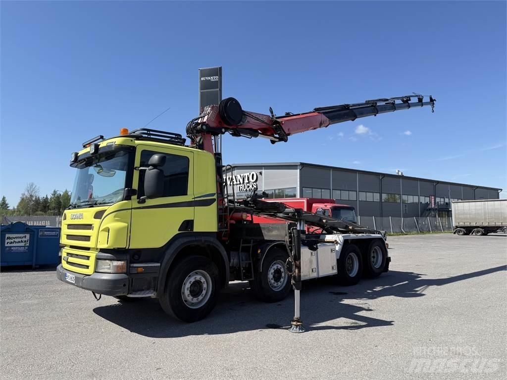Scania P420 8X2 Camiones grúa
