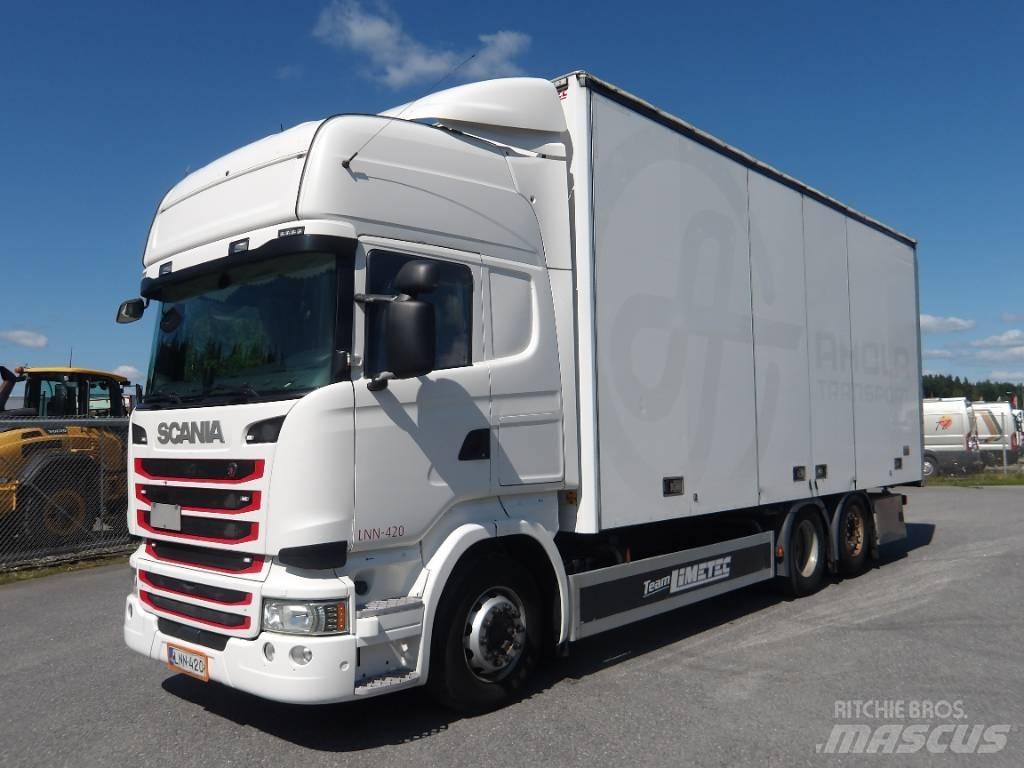 Scania R490 6x2 Camiones caja cerrada