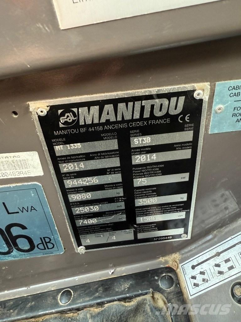 Manitou MT 1335 ST3B Carretillas telescópicas