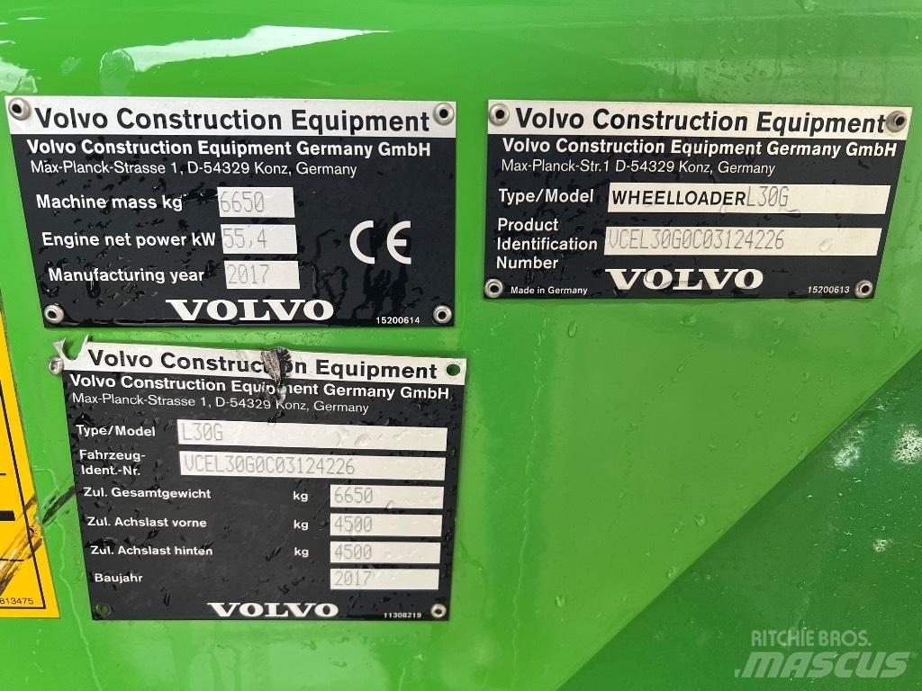 Volvo L 30 G Cargadoras sobre ruedas