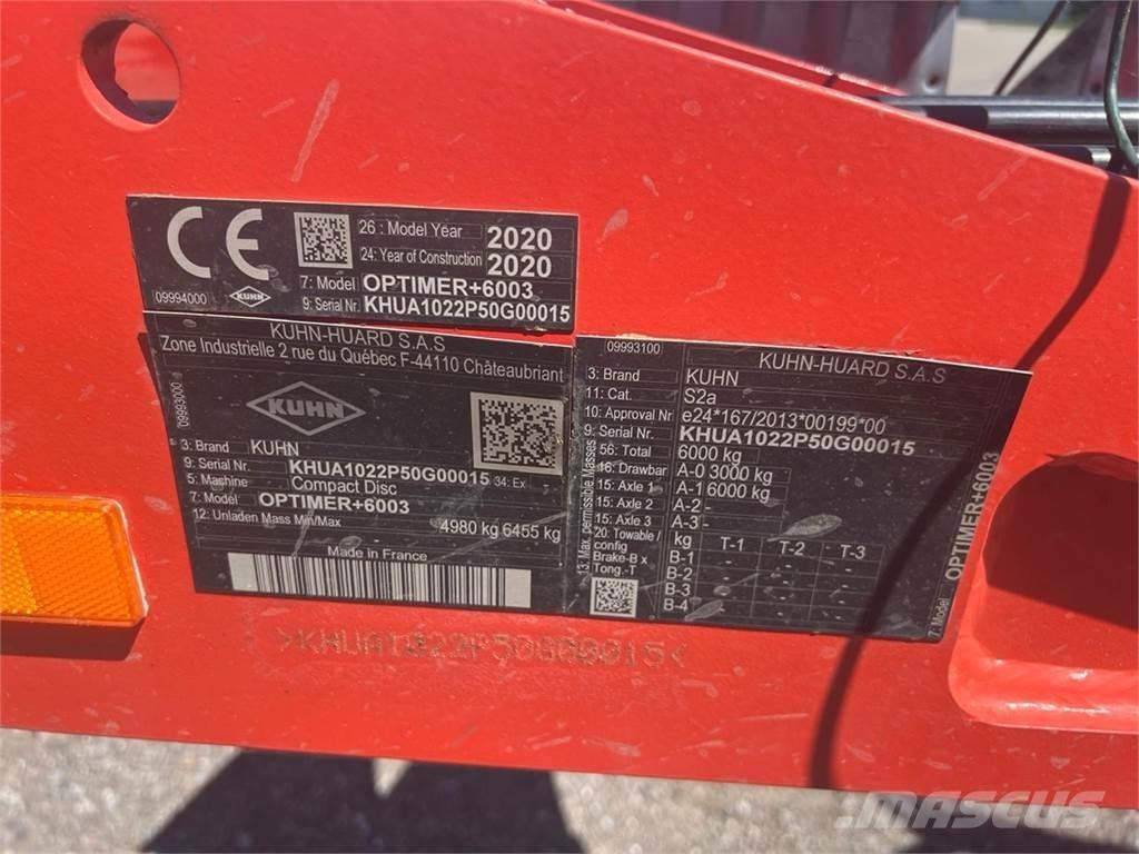 Kuhn Optimer + 6003 Agricultura - Otros