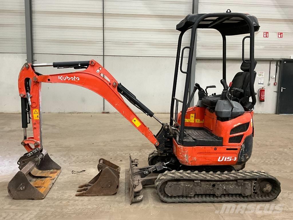 Kubota U 15-3 Mini excavadoras < 7t