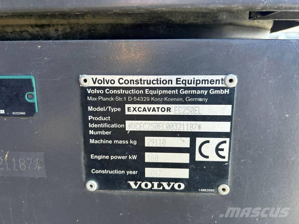Volvo EC 250 EL Excavadoras de cadenas