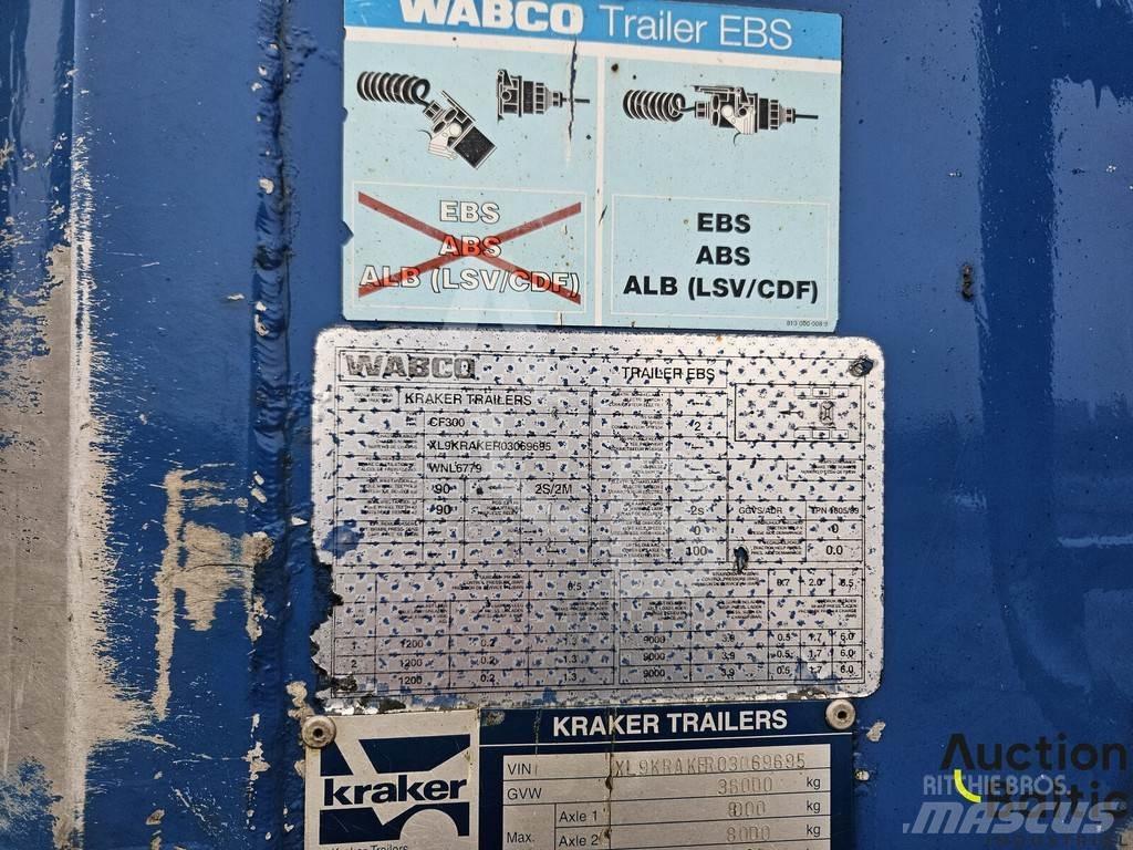 Kraker CF 300 Semirremolques con caja de lona