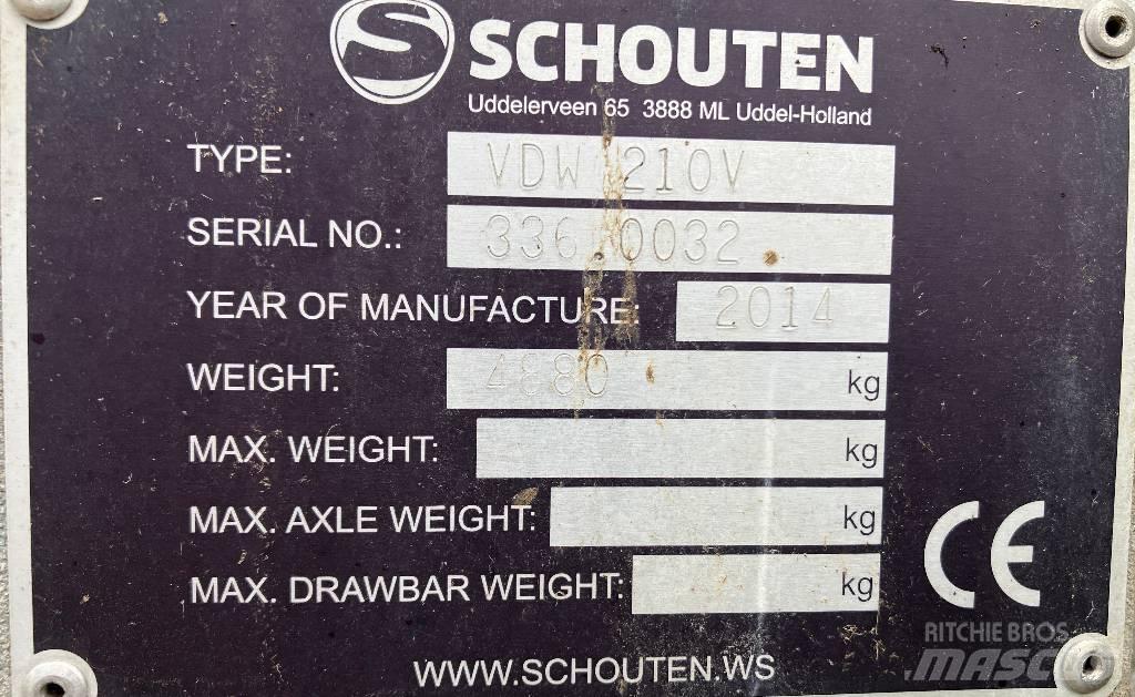 Schouten VDW 210 V Otros equipos para ganadería