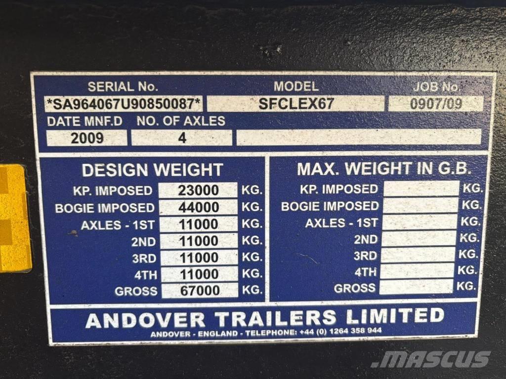 Andover SFCLEX 67 Góndola de cama rebajada