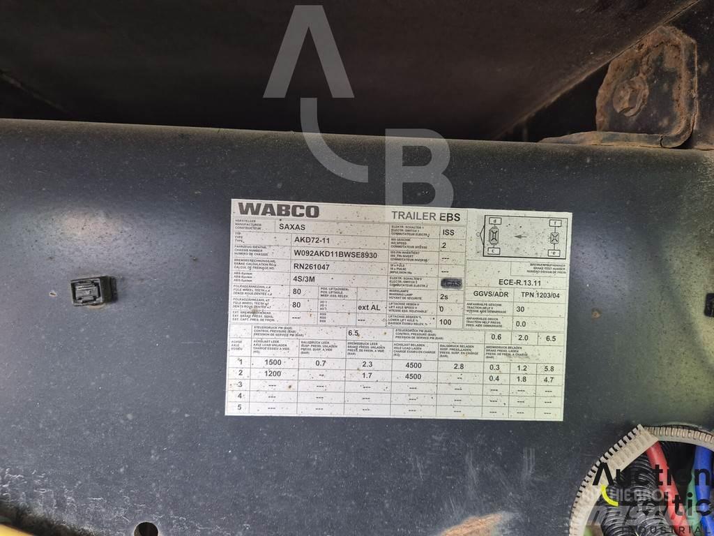 Saxas AKD 72-11 Semirremolques con caja de lona