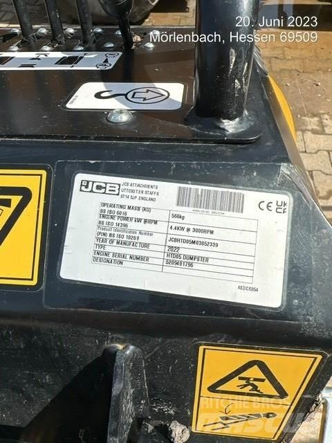 JCB HTD5 mit Tritt Dúmpers de obra