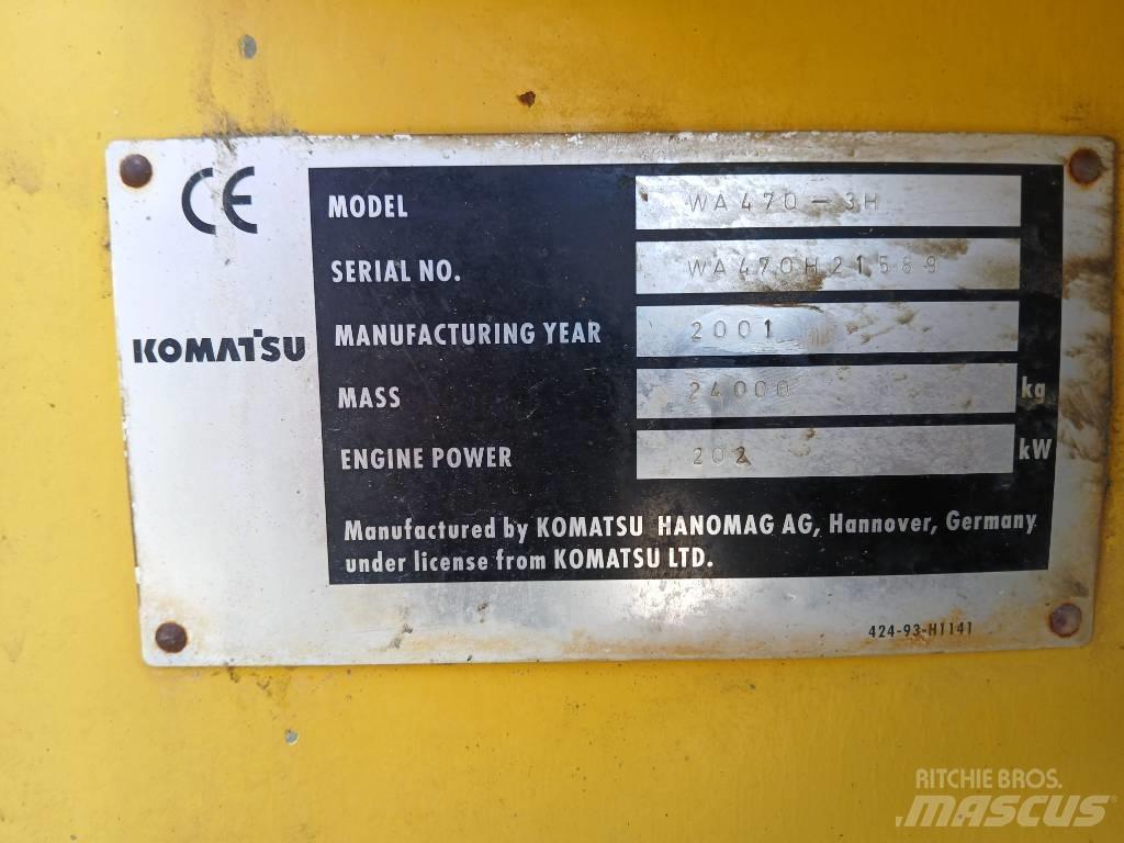 Komatsu WA 470-3H Cargadoras sobre ruedas