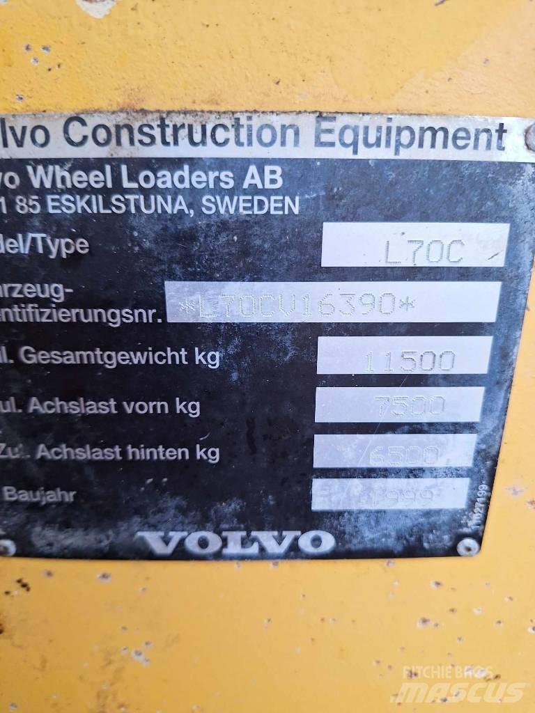 Volvo L 70 C Cargadoras sobre ruedas