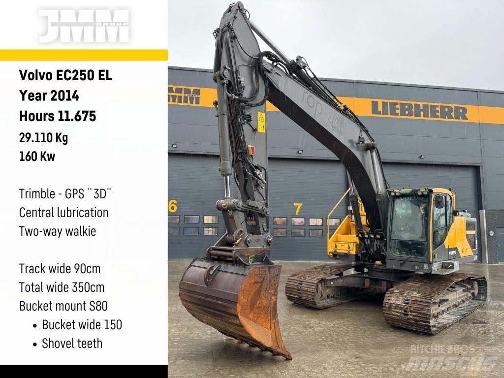 Volvo EC 250 EL Excavadoras de cadenas