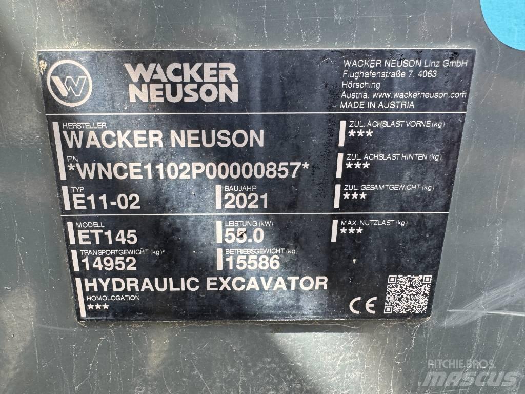 Wacker Neuson ET145 Excavadoras de cadenas