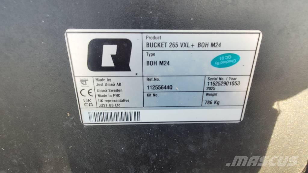 Quicke VXL+ 265 Accesorios para carga frontal