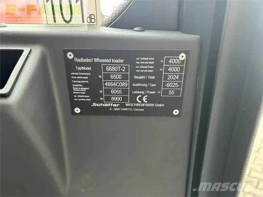 Schäffer 6680 t-2 Mini excavadoras < 7t