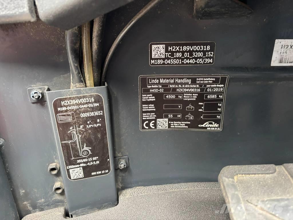 Linde H45D-02 EVO Carretillas diesel