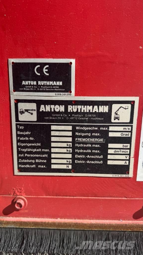 Ruthmann TR220 Plataformas de trabajo telescópica
