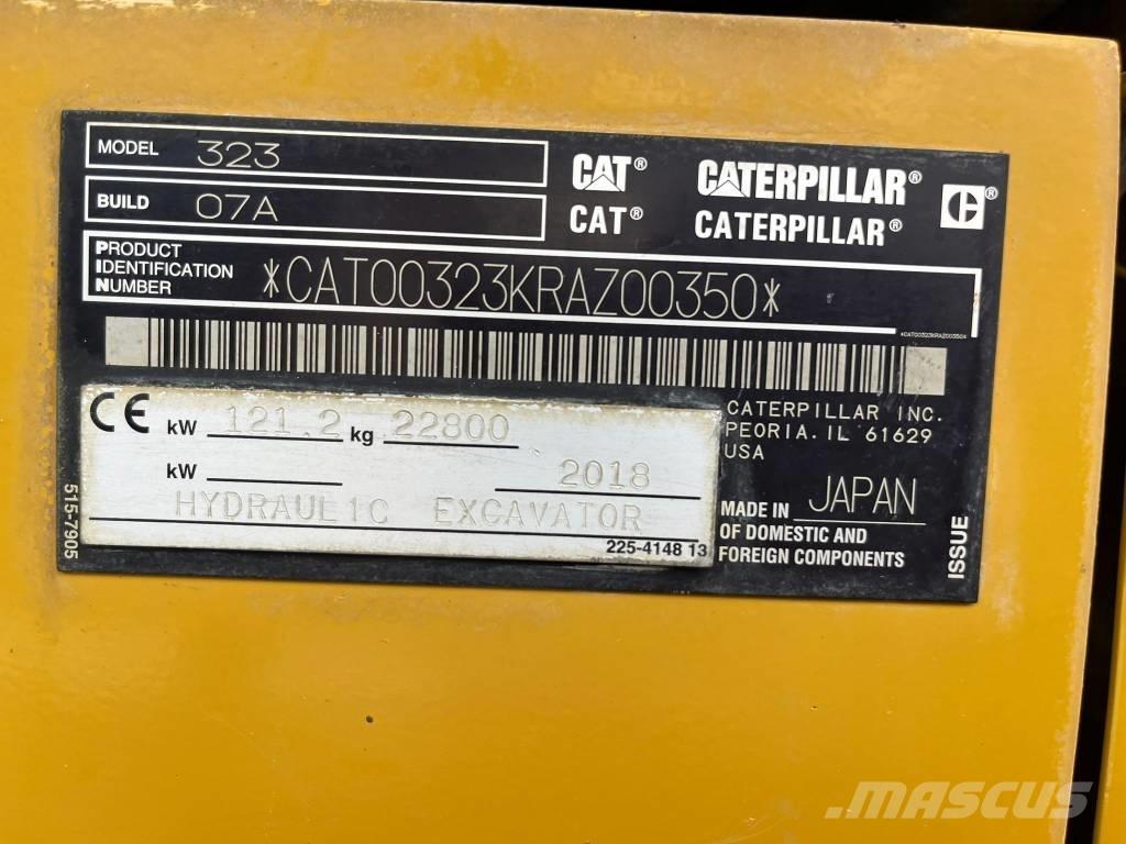 CAT 323 07A Excavadoras de cadenas