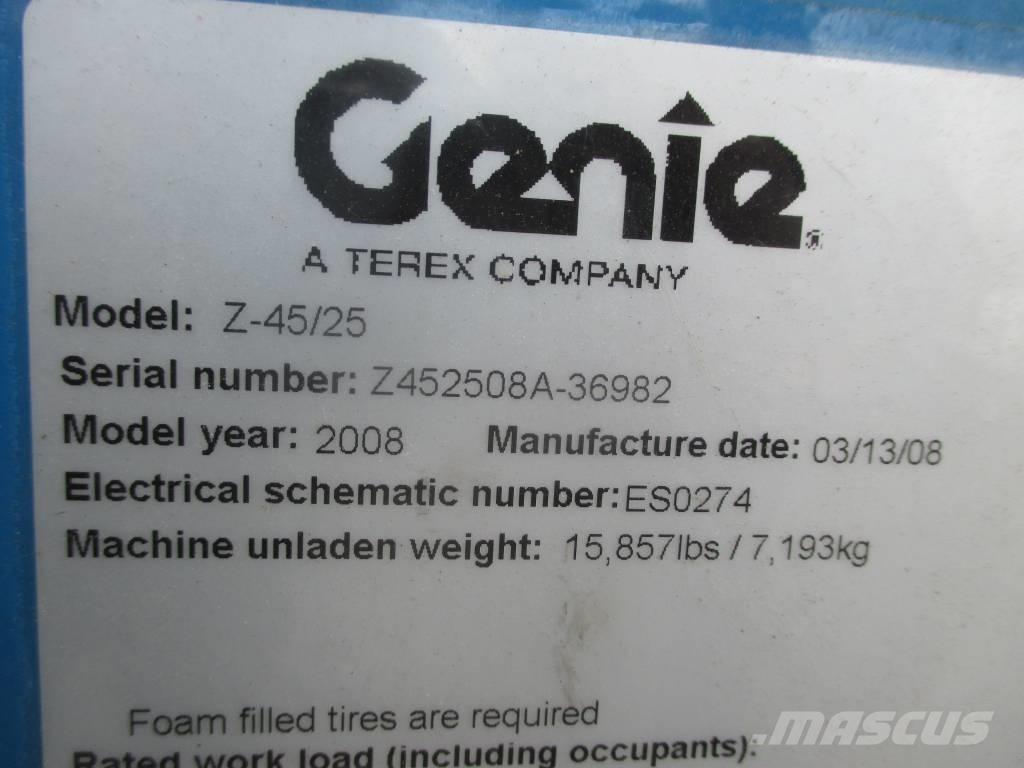 Genie Z 45/25 J DC Plataforma de trabajo articulada