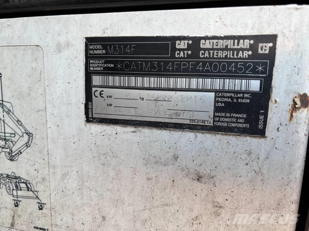 CAT m314f Excavadoras de ruedas