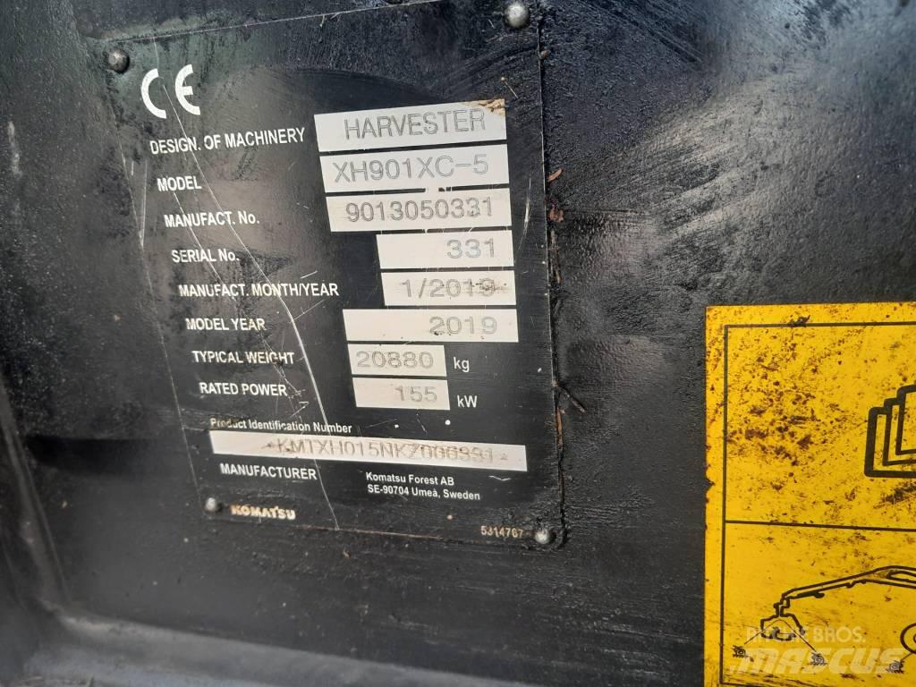 Komatsu 901 XC Cosechadoras