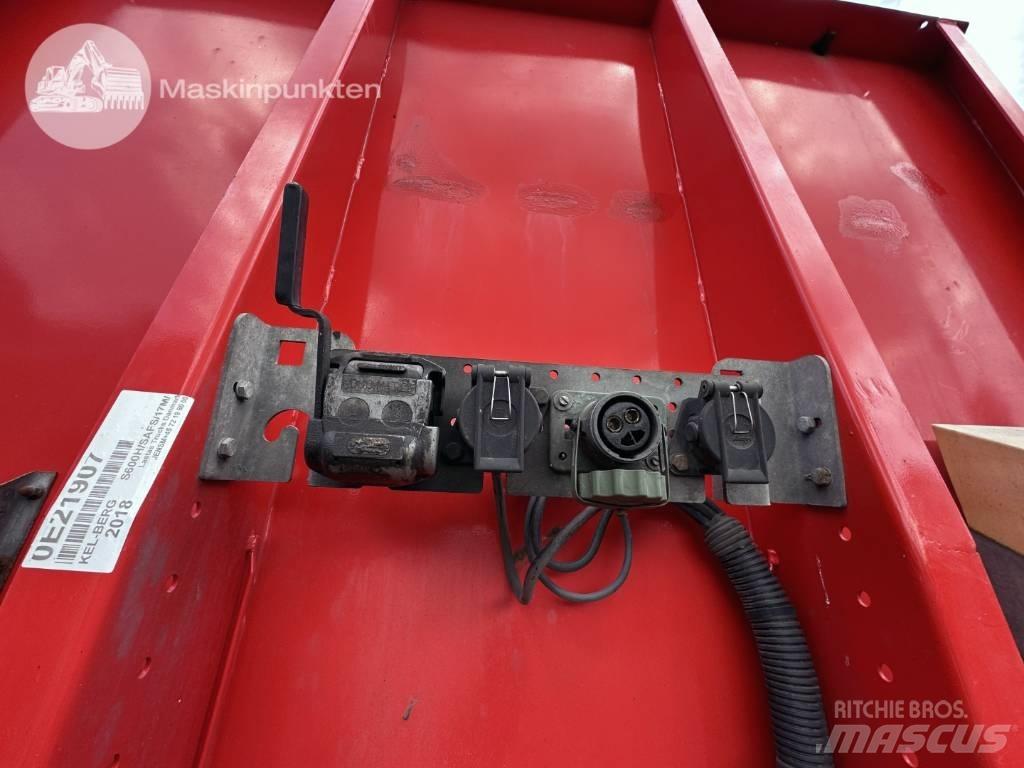 Kel-Berg S 600 H Semirremolques de plataformas planas/laterales abatibles