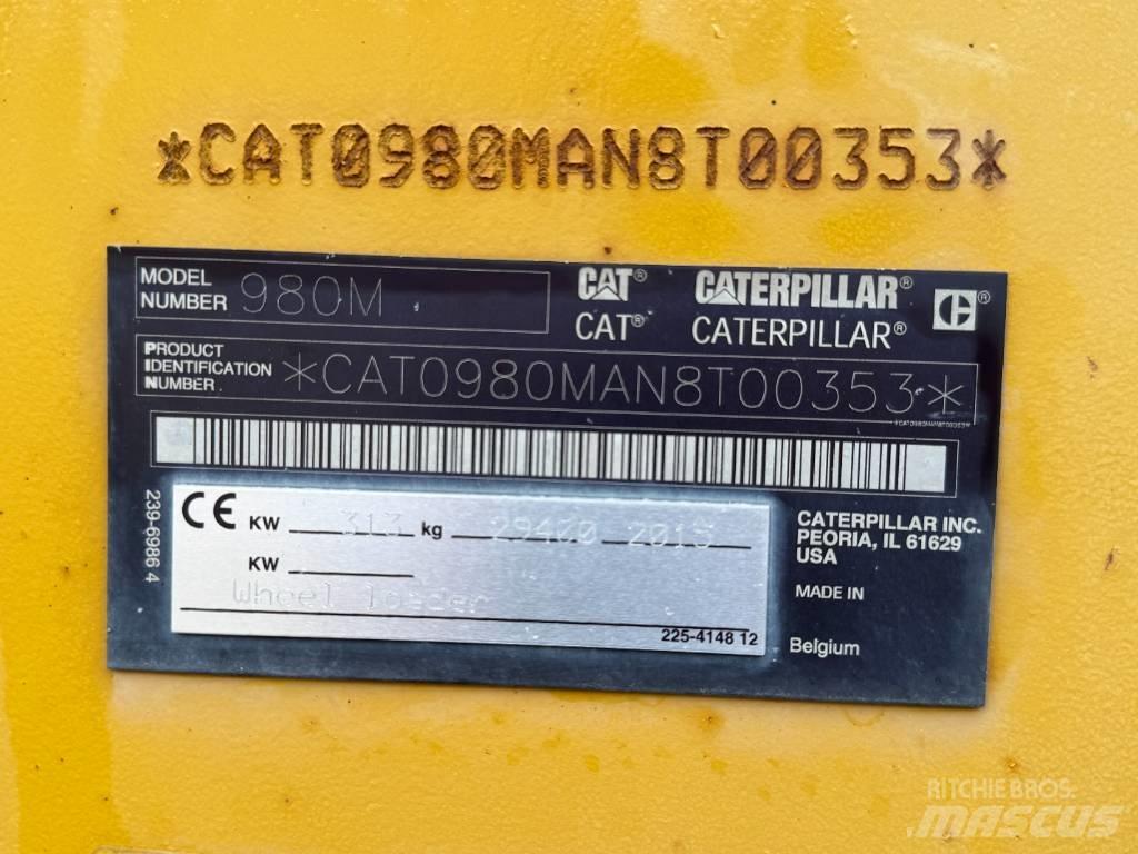 CAT 980 M Cargadoras sobre ruedas
