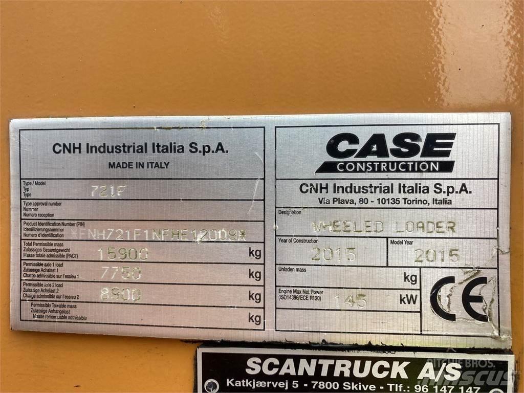 CASE 721F Cargadoras sobre ruedas