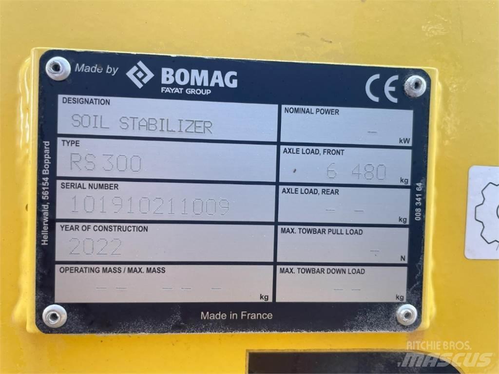 Bomag DE RS 300 Equipos para la estabilización de suelos y reciclaje de asfalto