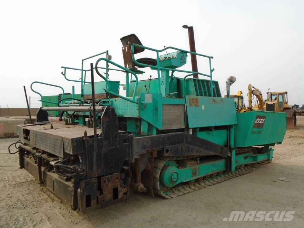 Vögele Super 2000 Asfaltadoras