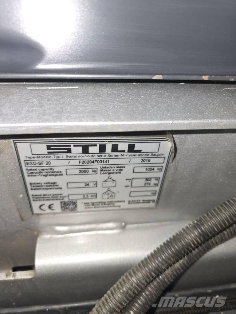 Still EXD SF 20I Apiladores eléctricos autopropulsados