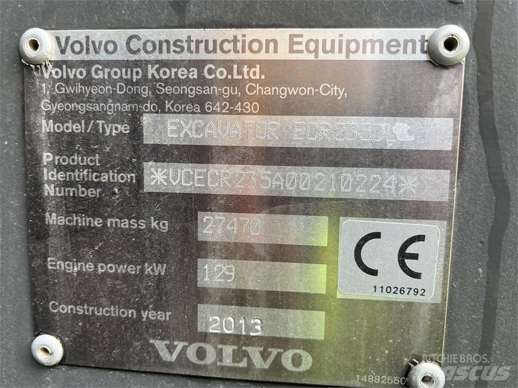 Volvo ECR 235 DL Excavadoras de cadenas