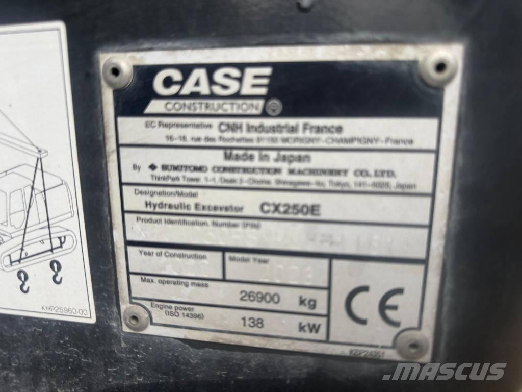 CASE CX 250 E Excavadoras de cadenas