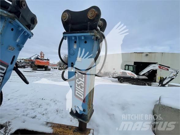  DIESEL DE120 Martillos hidráulicos